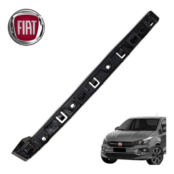 Guia Parachoque Traseiro Esquerdo Fiat Cronos 1.3 Drive 2020