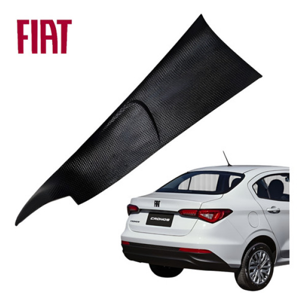 Moldura Maçaneta Dianteiro Esquerda Fiat Cronos 2018 A 2020 - Preto - Dianteira