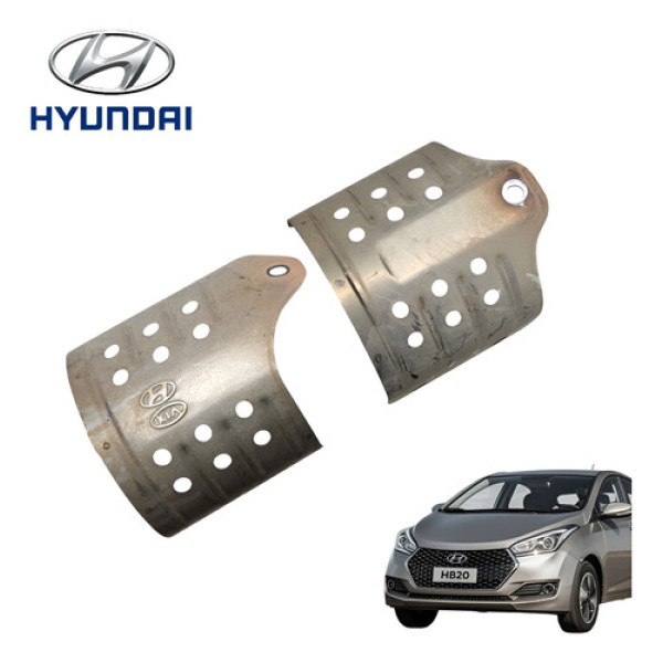 Par Protetor De Calor Hyundai Hb20 1.0 Comfort 2013 A 2019