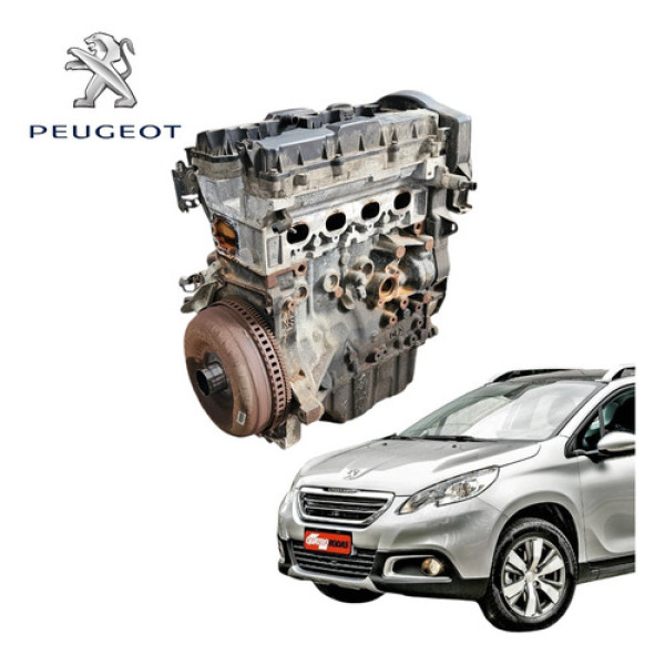 Motor Parcial Peugeot 2008 1.6 16v 2016 2017 2018 Original