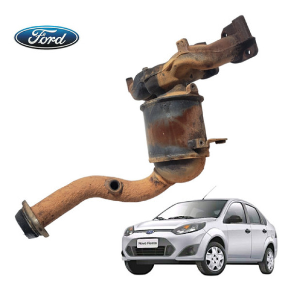 Catalisador E Coletor Admissão Ford Fiesta 1.0 Rocan 2012