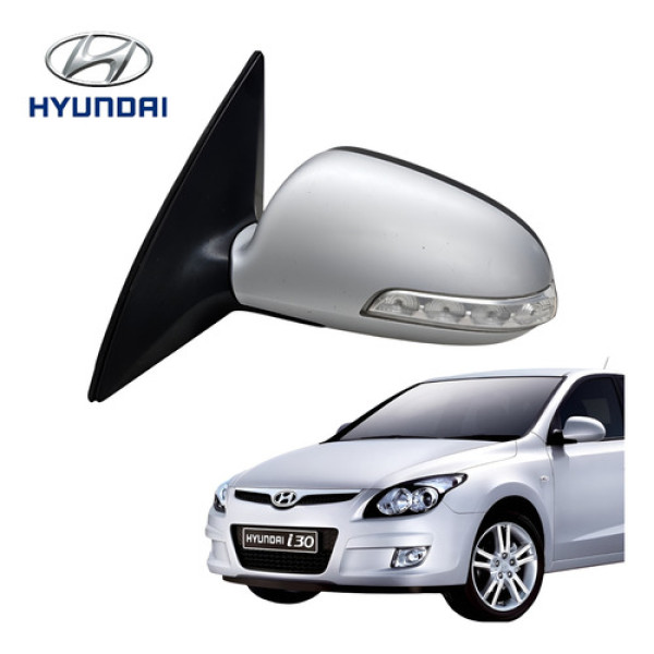 Retrovisor Elétrico Esquerdo C Detalhe Hyundai I30 2009 2012