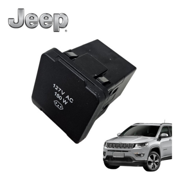 Tomada 12v Console Central Jeep Compass 2.0 Limited 4x4 2018