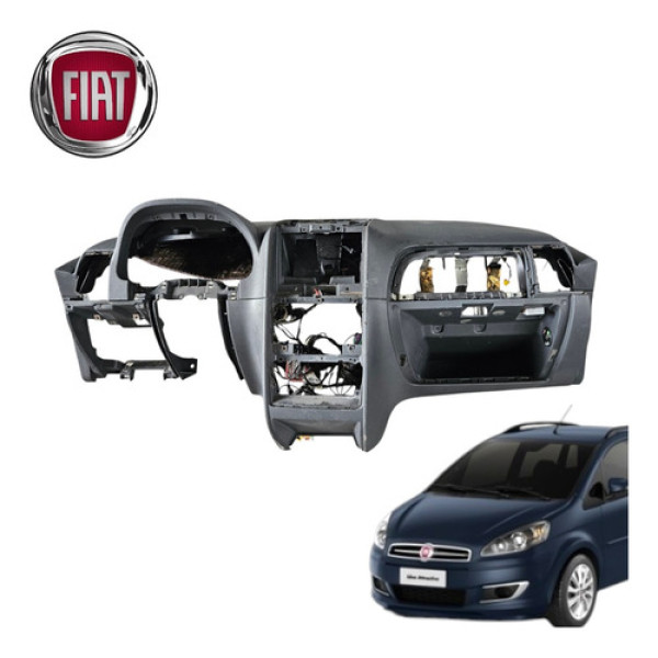 Painel Tabelier Fiat Ideia Attractive 2012 Original  Preto