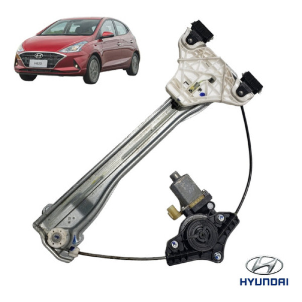 Máquina Vidro Traseira Direita Hyundai Hb20 2013 A 2022