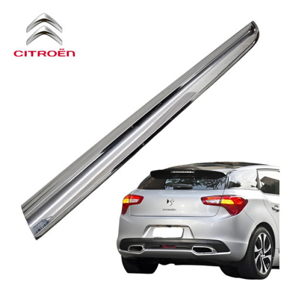 Friso Cromado Porta Traseira Esquerda Citroen Ds5 2013 2016 Cromado