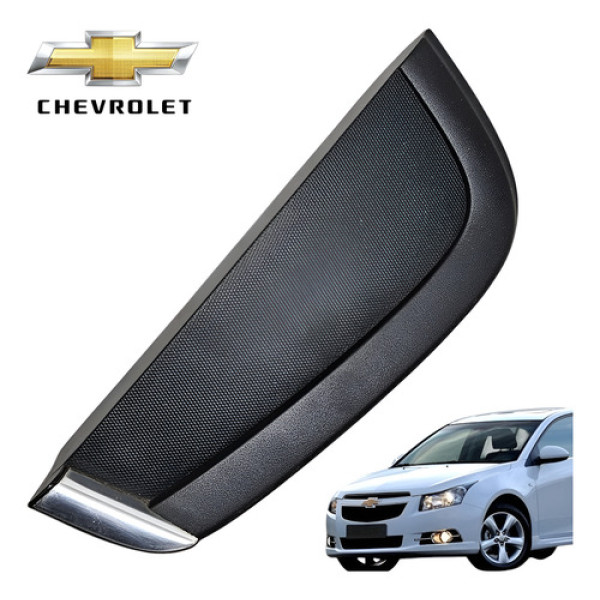 Moldura Porta Traseira Esquerda Chevrolet Cruze Lt 2013 Orig Preto