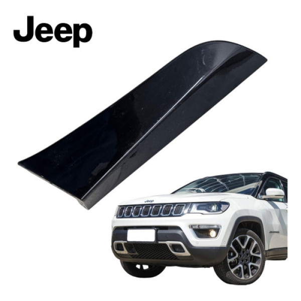 Friso Moldura Traseira Esquerda Compass 2016 A 2021 Original Preto