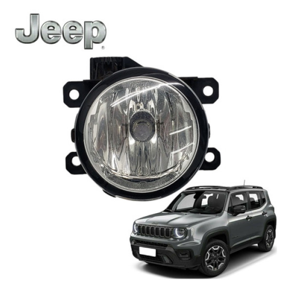 Farol Milha Esquerdo Jeep Renegade 2017 Original  Branca