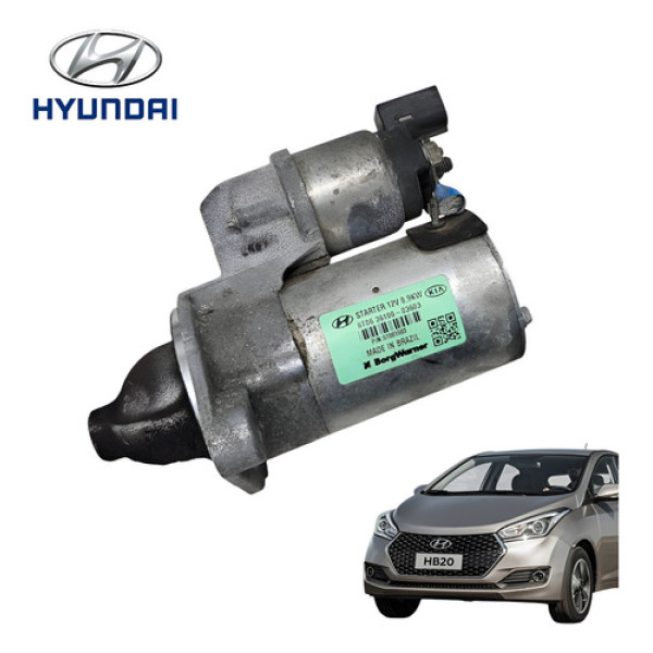 Motor Arranque Hyundai Hb20s 1.0 Vision 2020 A 2022 Original