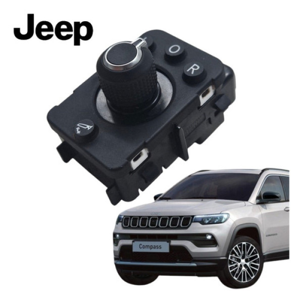 Botão Comando Retrovisor Elétrico Jeep Compass 2019 A 2023