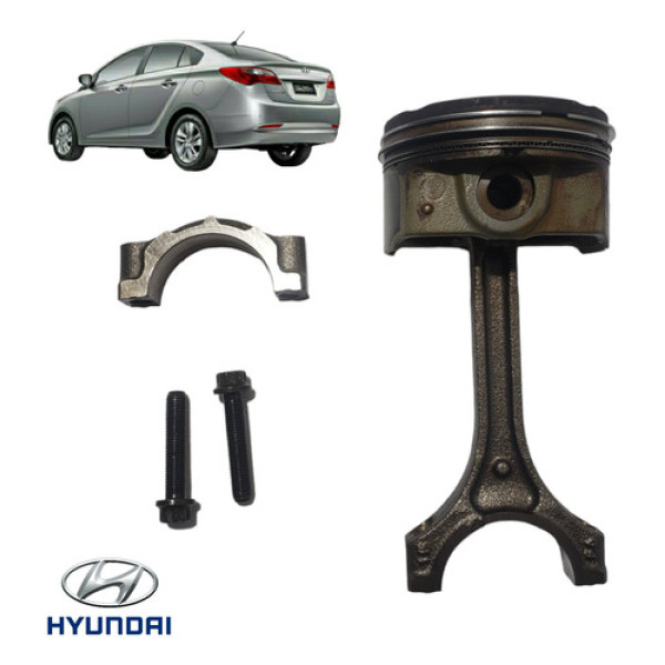 Pistão E Biela Hyundai Hb20s 1.6 At 2018