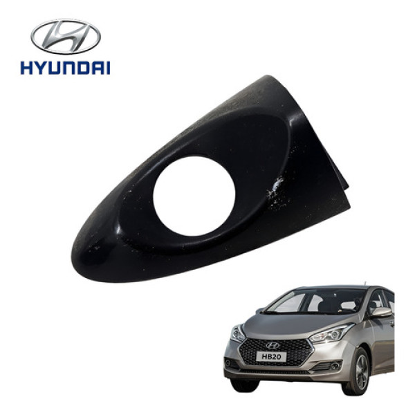 Acabamento Maçaneta Dianteira Direita Hyundai Hb20 1.0 2020 Preto Dianteira