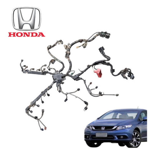 Chicote Injeção Motor Honda Civic 2.0 G9 Exr 2013 A 2016 Ori