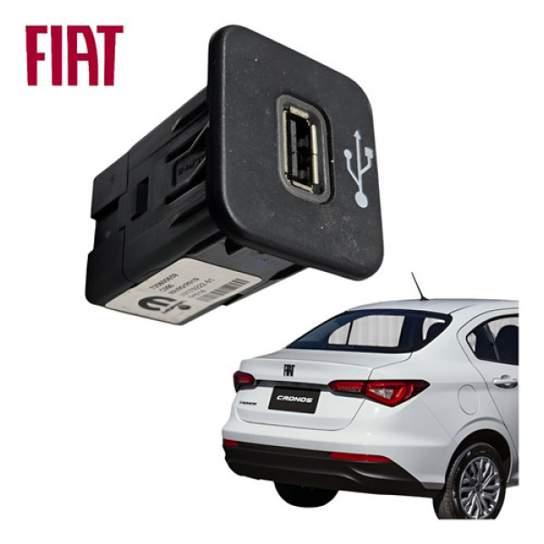 Entrada Usb Console Fiat Toro Renegade Cronos 2018 A 2022