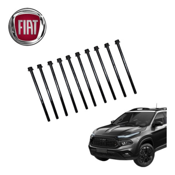 Jogo Parafuso Cabeçote Fiat Toro 2.0 Ranch 4x4 Diesel 2022