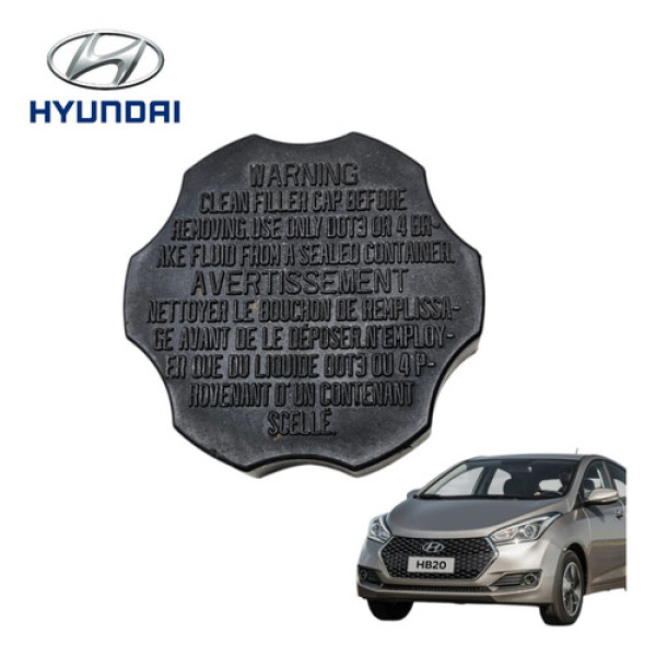 Tampa Reservatório Fluído Hyundai Hb20 Comfort 2013 A 2015