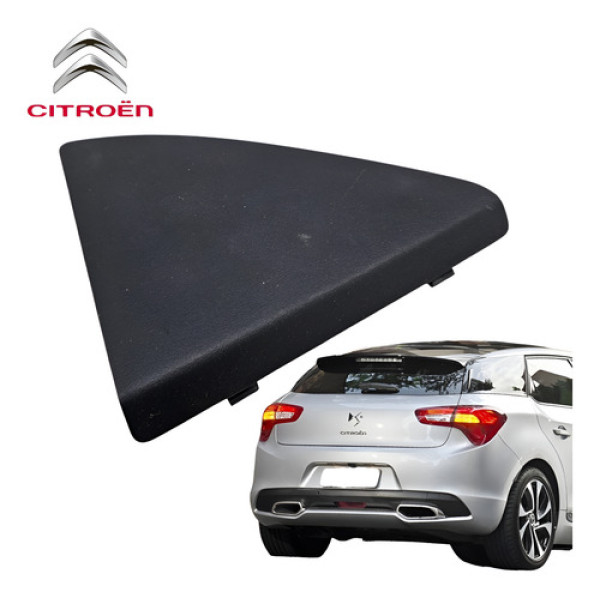 Moldura Acabamento Vidro Porta Traseira Esquerda 2013 A 2016 Preto