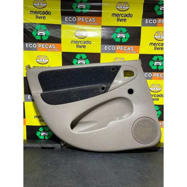 Forro De Porta Traseiro Esquerdo Xsara Picasso Cinza Claro