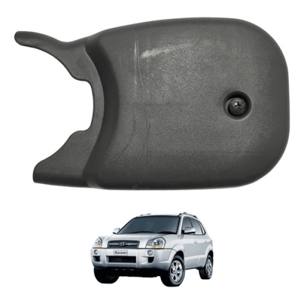 Acabamento Banco Dianteiro Esquerdo Tucson Hyundai 2008 - Cinza