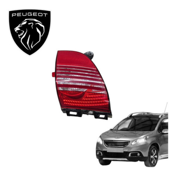 Lanterna Parachoque Traseiro Esquerdo Peugeot 2008 2016 Orig Esquerdo/motorista Vermelha