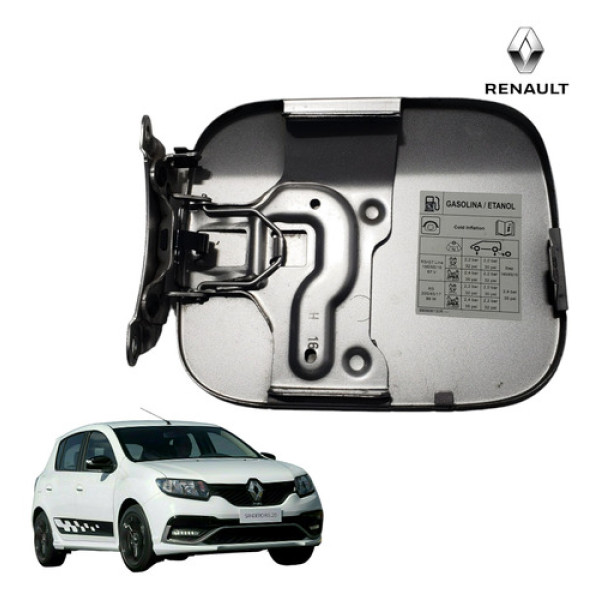 Portinhola Tanque De Combustível Renault Sandero Rs 2.0 2018 Prata 2018