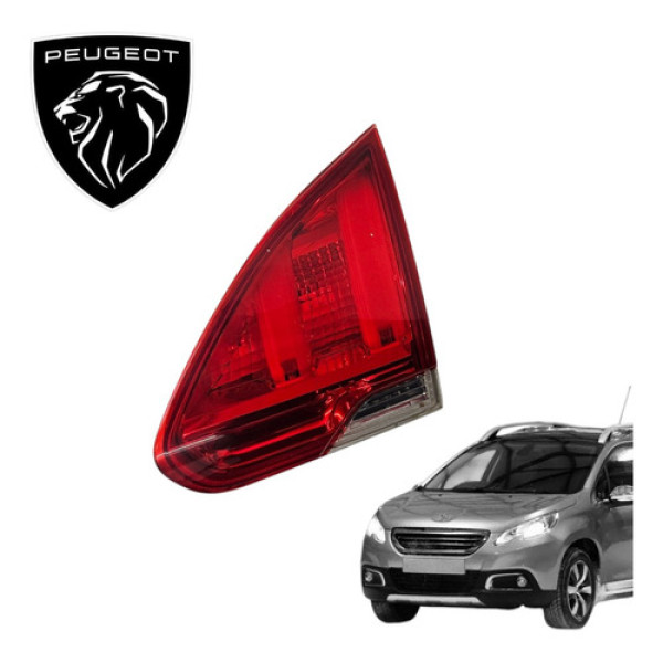Lanterna Esquerda Tampa Traseira Peugeot 2008 Allure 2016 Esquerdo/motorista Vermelha