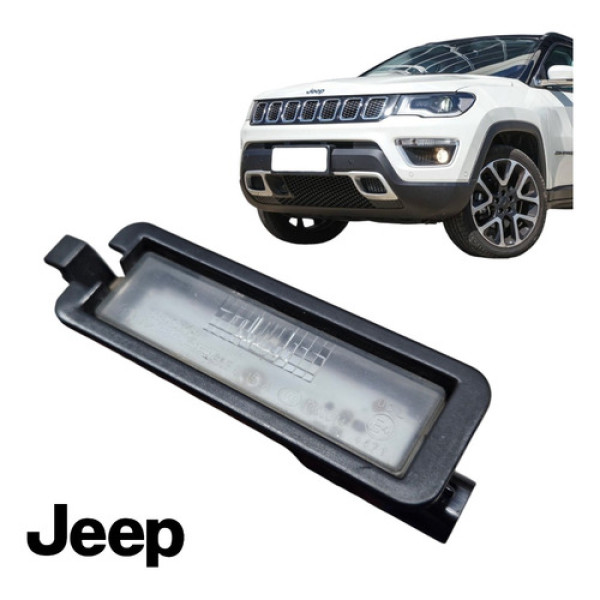 Lanterna Luz Placa Led Jeep Compass 2016 A 2021 Original