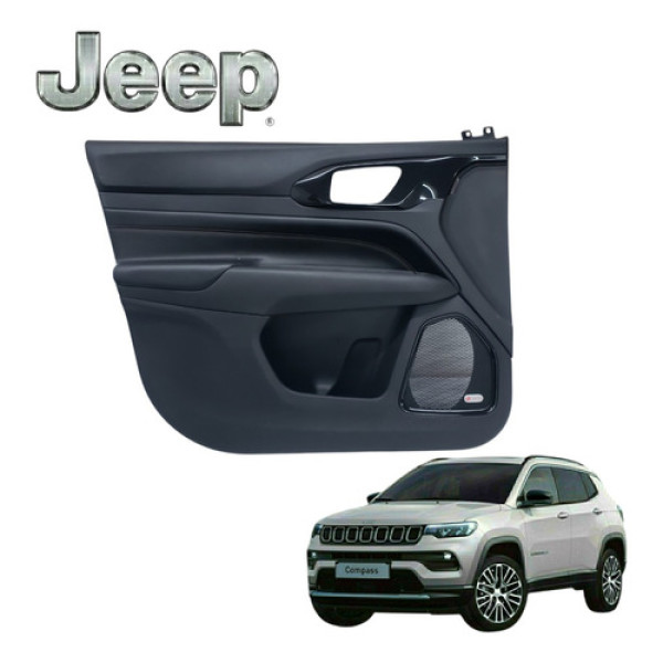 Forro Porta Dianteiro Esquerdo Jeep Compass Limited 2022 Preto