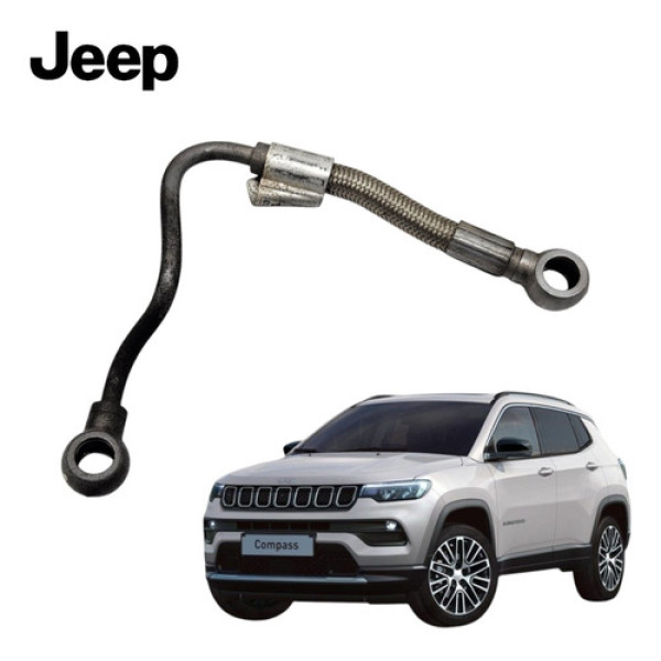 Cano Óleo Duto Turbina Jeep Compass 2.0 Diesel 2020 A 2022  Cinza