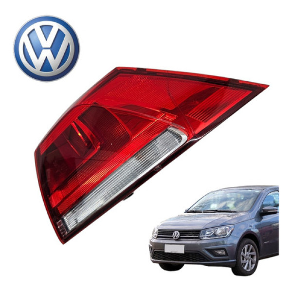 Lanterna Direita Vw Golf Comfortline Tsi  2016 A 2019 Origin Direito/passageiro Vermelho