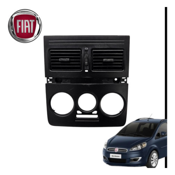 Moldura Central Painel Fiat Ideia Attractive 2012 Original 