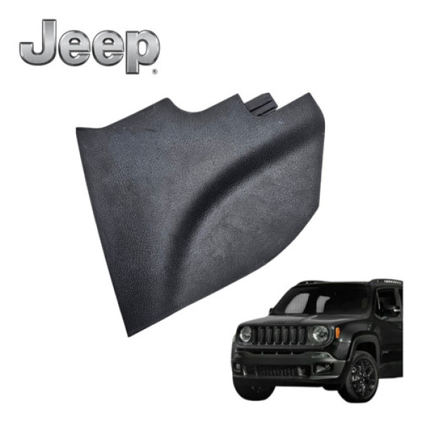 Acabamento Direito Console Central Jeep Renegade Flex 2020 Preto