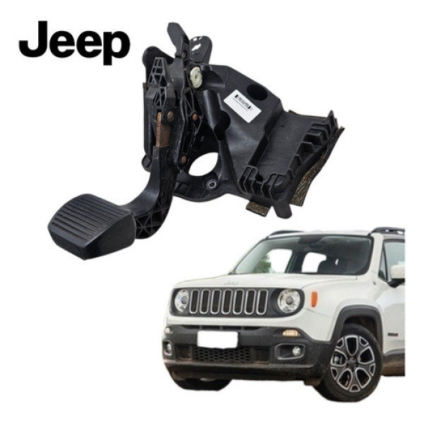 Pedal Freio C Suporte Jeep Renegade 1.8 2016 A 2020 Original Preto
