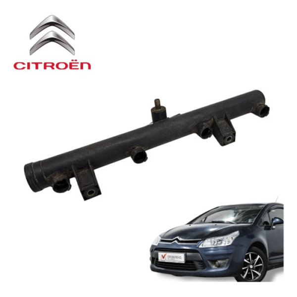 Flauta Bico Injetor Citroën C4 Pallas 2.0 2011 Original 