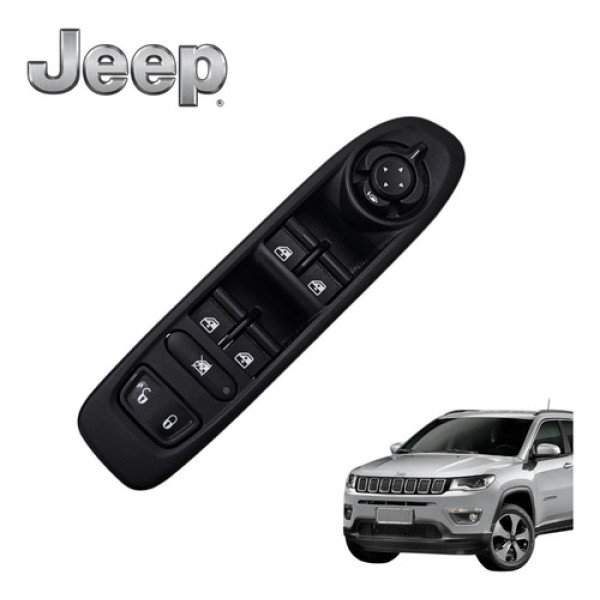 Comando Vidro Elétrico Dianteiro Esquerdo Jeep Compass 2018