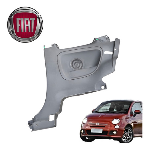 Forro Porta Traseira Esquerda Fiat 500 1.4 Sport Air 2012 Preto
