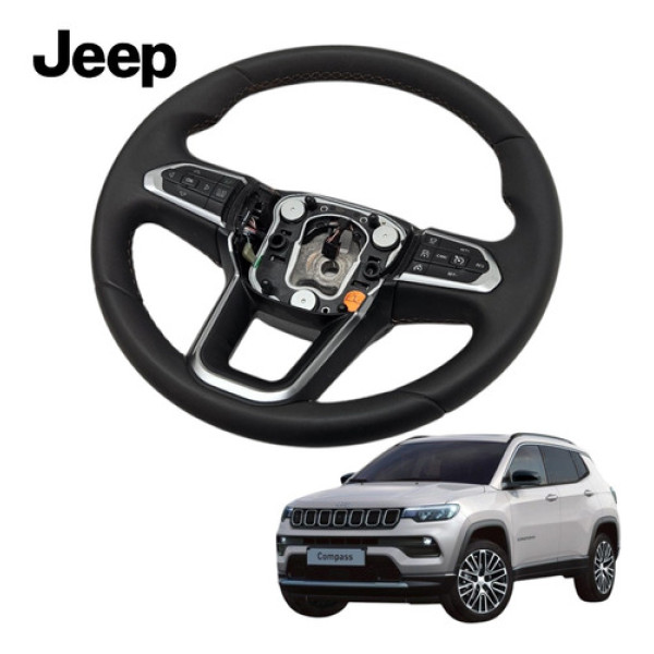 Volante Completo Jeep Compass Limited 2021 A 2023 Preto