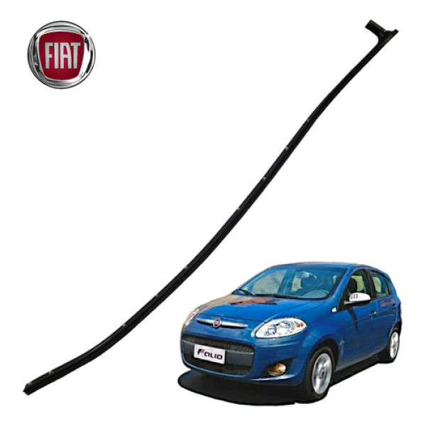 Borracha Vedação Vidro Dianteiro Esquerdo Fiat Palio 2012  Preto