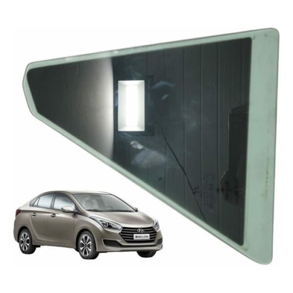 Vidro Fixo Porta Traseira Direita Hyundai Hb20s