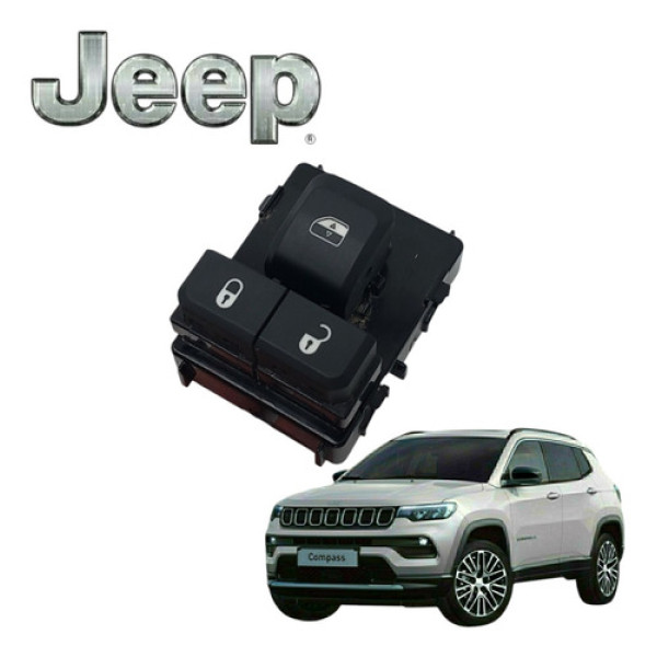 Botão Vidro Dianteiro Direito Jeep Compass Limited 2022 Orig