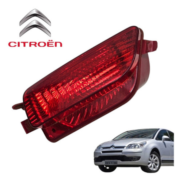 Lanterna Neblina Traseira Esquerda Citroën C4 Glx 2012 Orig Vermelho Esquerdo/motorista