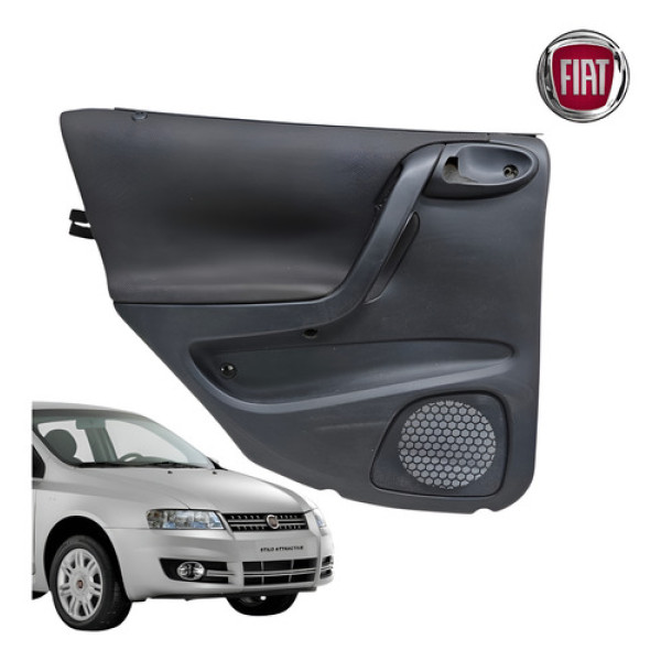 Forro Porta Traseiro Esquerdo Fiat Stilo 2003 A 2011 Orig Cinza