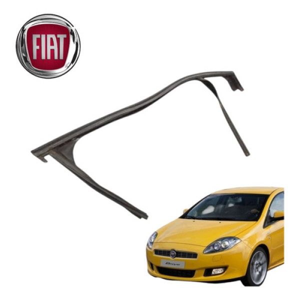Canaleta Vidro Dianteiro Direito Fiat Bravo Tjet 2014 Orig Preto