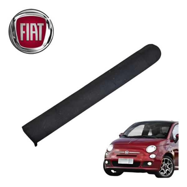 Friso Borracha Paralama Esquerdo Fiat 500 1.4 Sport Air 2012 Preto