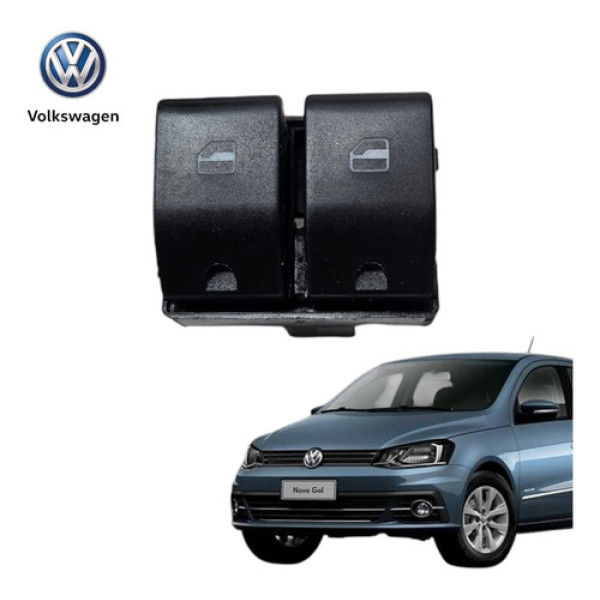 Interruptor Botão Duplo Vw Gol Voyage G7 G8 2017 A 2023 Orig