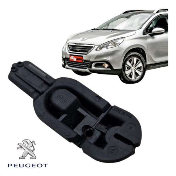 Borracha Retrovisor Esquerdo Peugeot 2008 208 2015 A 2020 Preto