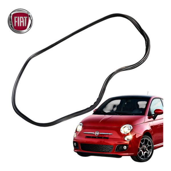 Borracha Carroceria Porta Malas Fiat 500 2012 A 2015 Orig Preto