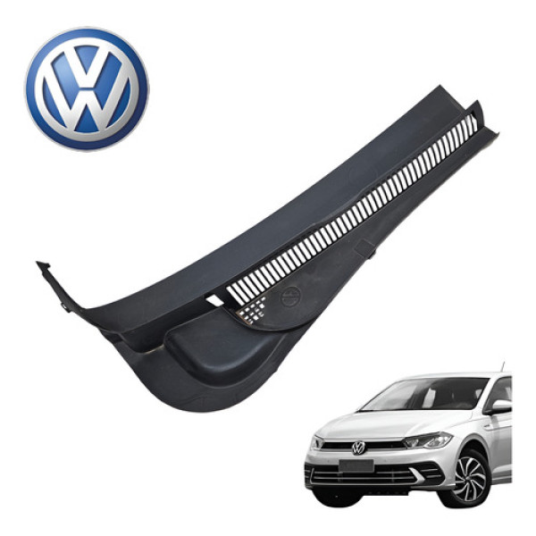 Grade Churrasqueira Direito Vw Polo 2022 A 2025 Original Preto