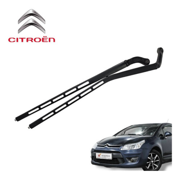 Par Braço Limpador Parabrisa Citroën C4 2011 Original  Esquerdo